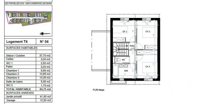 Afficher la photo en grand maison à vendre - 4 pièces - 84.75 m2 - ANDERNOS LES BAINS - 33 - AQUITAINE - Century 21 Immobellevue