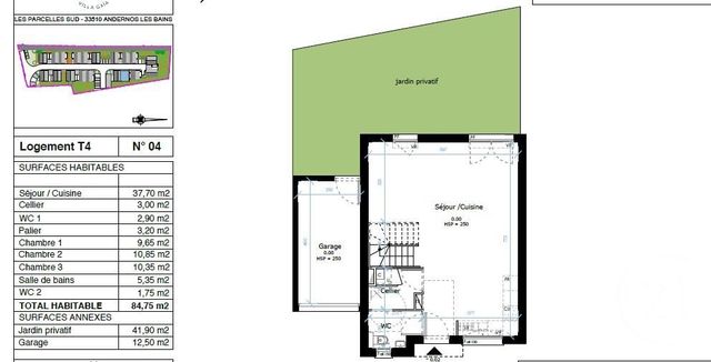 Afficher la photo en grand maison à vendre - 4 pièces - 84.75 m2 - ANDERNOS LES BAINS - 33 - AQUITAINE - Century 21 Immobellevue