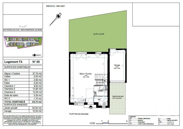 Afficher la photo en grand maison à vendre - 4 pièces - 84.75 m2 - ANDERNOS LES BAINS - 33 - AQUITAINE - Century 21 Immobellevue